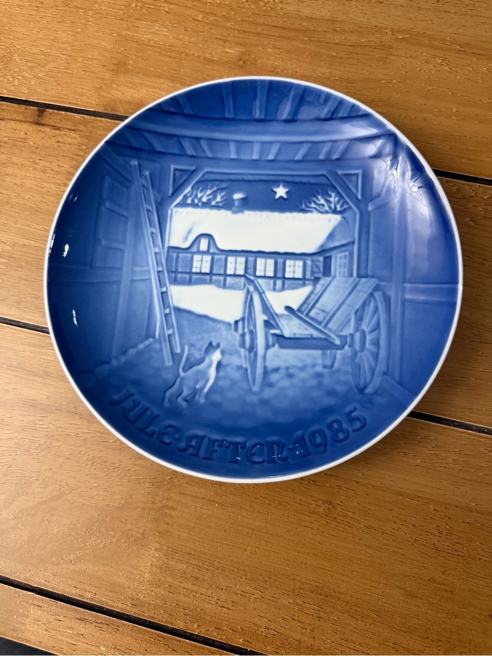 Royal Copenhagen B&G ‘Christmas Eve At The Farmhouse’ 1985 Porcelain Plate